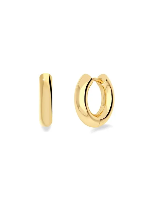 Edblad Chunky hoops gold Örhängen