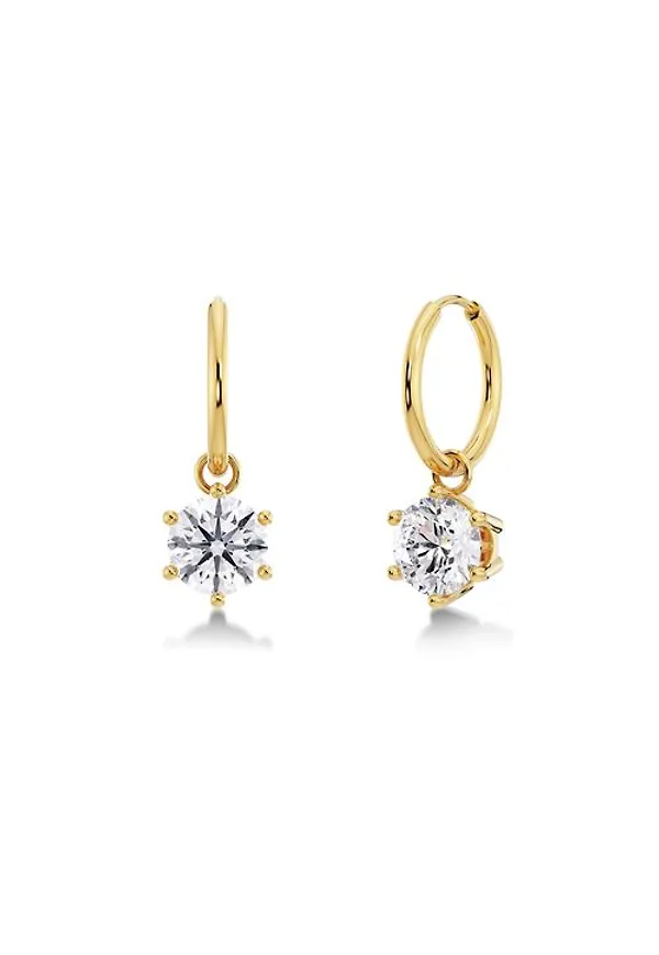 Edblad Crown hoops l gold Örhängen