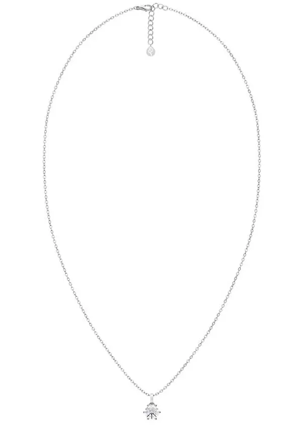 Crown necklace steel