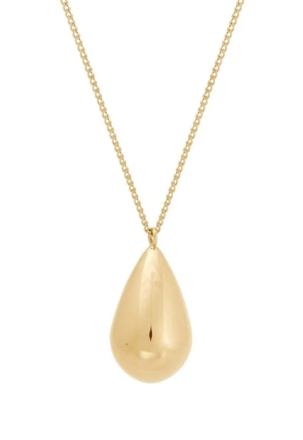 Drop necklace gold