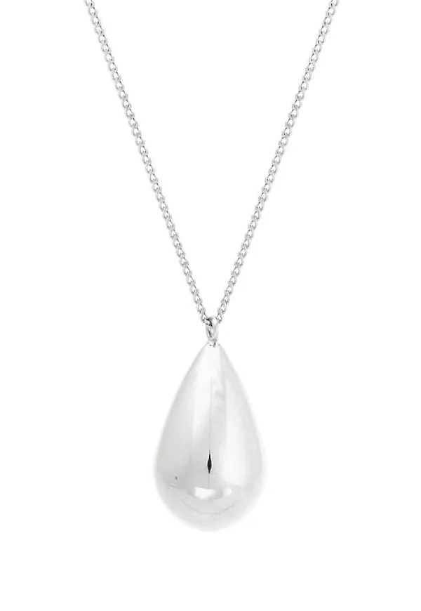 Drop necklace steel