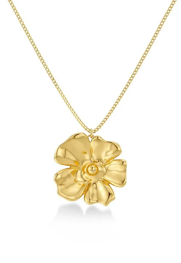 Floral neck l gold