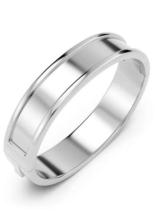 MQ Marqet Edblad Frame Bangle Steel Armband Steel Dam S