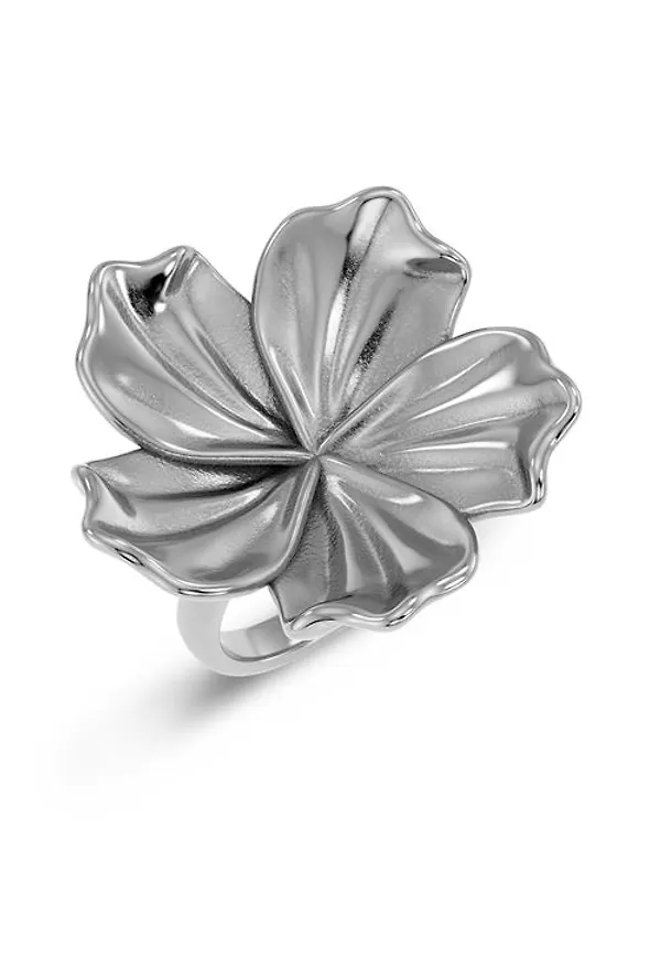 Jasmine ring l steel