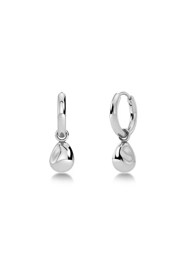 Edblad Lulu hoops steel Örhängen