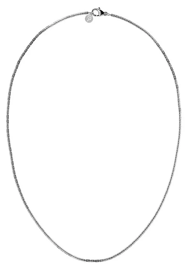 MQ Marqet Edblad Square Necklace Stee Halsband Steel Dam One