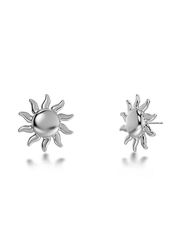 MQ Marqet Edblad Sun Studs s Steel Örhängen Steel Dam One