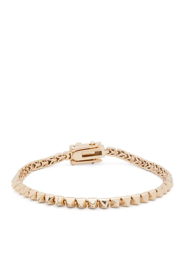 Eddie Borgo Pyramid Tennis bracelet - Guldfärgad