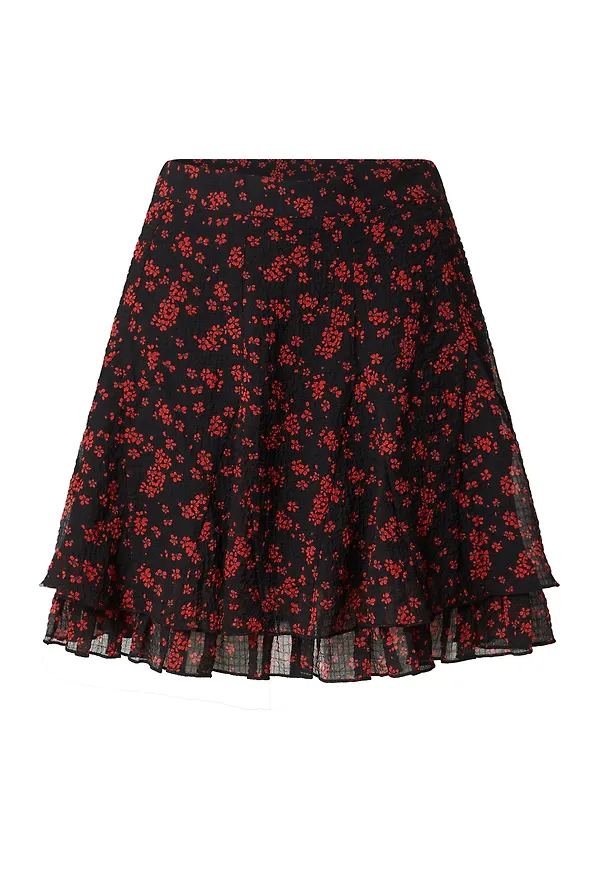 EDITED Kjol 'Petunia' blandade färger / röd