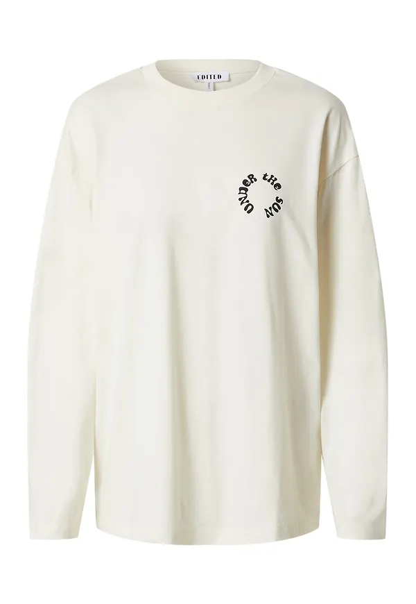 EDITED T-shirt 'Frankie' beige