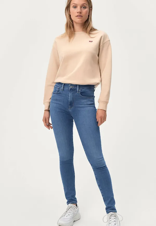 Levi's - Jeans 721 High Rise Skinny - Blå