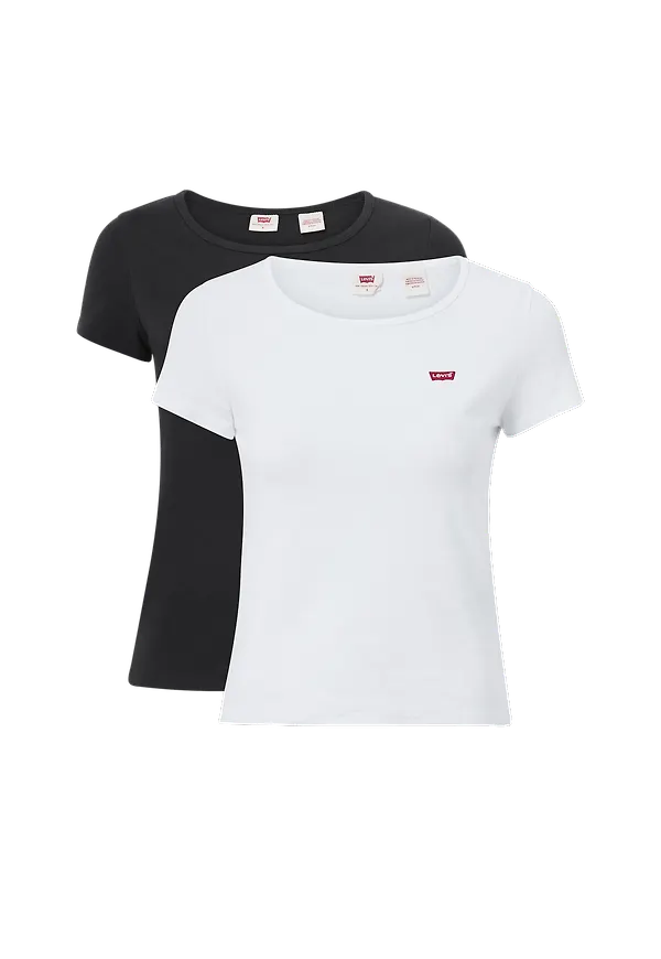 Levi's - Topp 2Pack Tee 2-pack - Vit