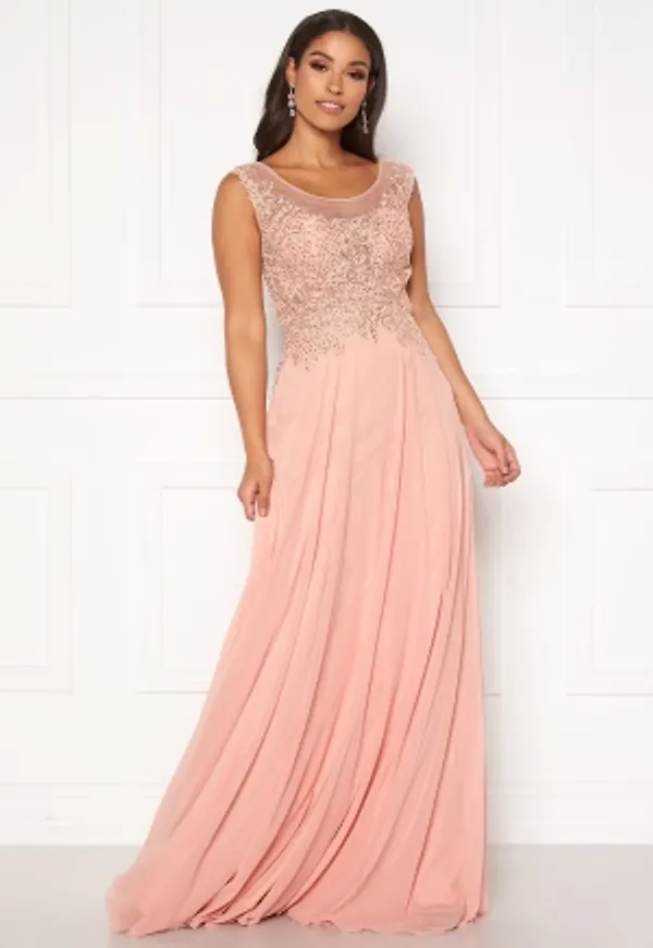 SUSANNA RIVIERI Dream Chiffon Dress Blush 36 (ES38)