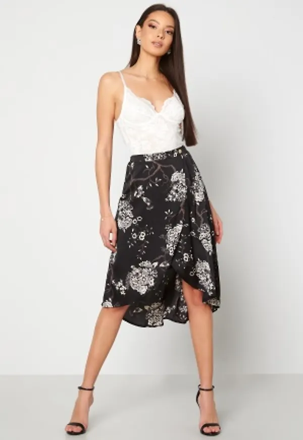 Chiara Forthi Nadia wrap skirt Black / Patterned 34