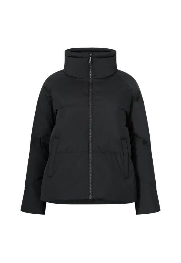Selected FEMME CURVE - Dunjacka slfDaniella Down Jacket B Curve - Svart