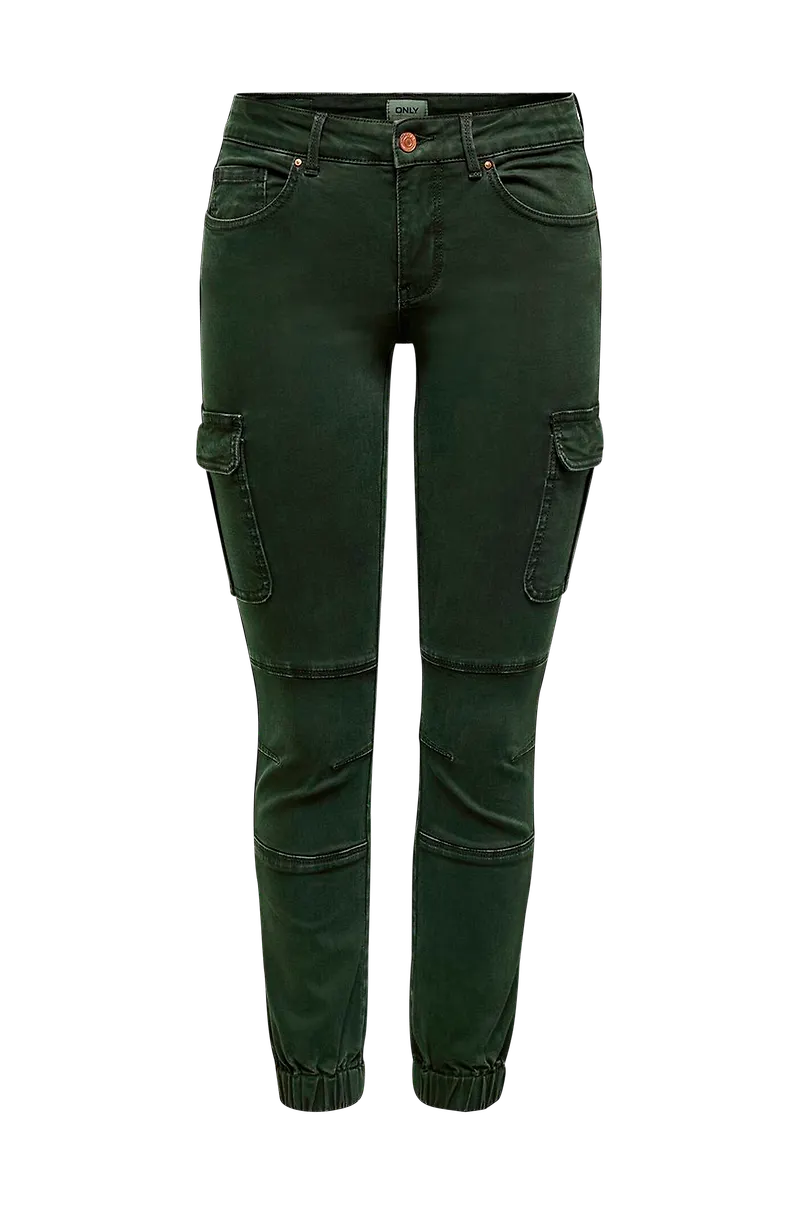 Only - Byxor onlMissouri Reg Ankle Cargo Pant Skinny - Grön