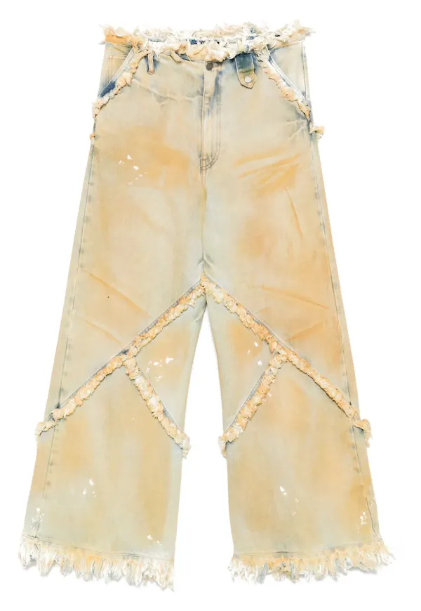 EGONlab. Argyle jeans - Gul