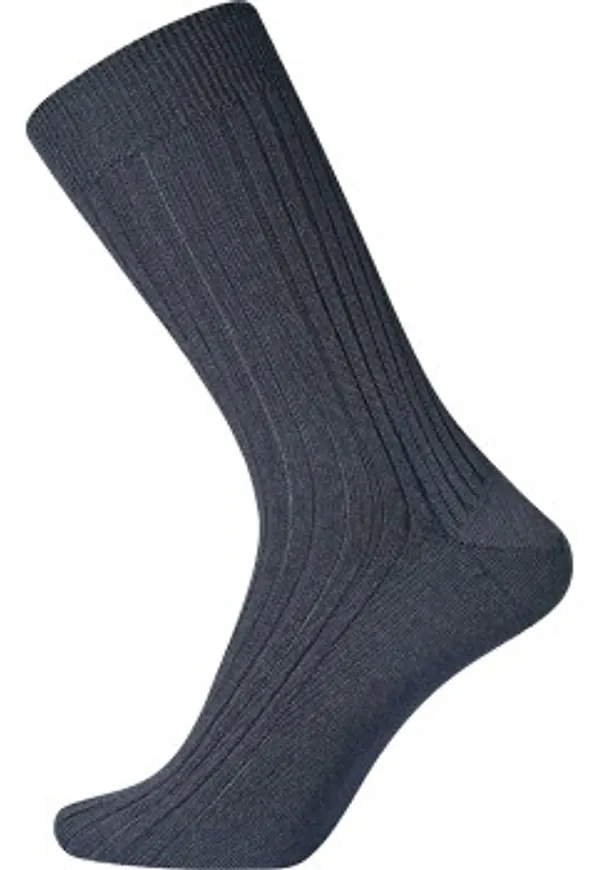 Egtved Strumpor Wool Broadrib Sock Marin ull Strl 38/40
