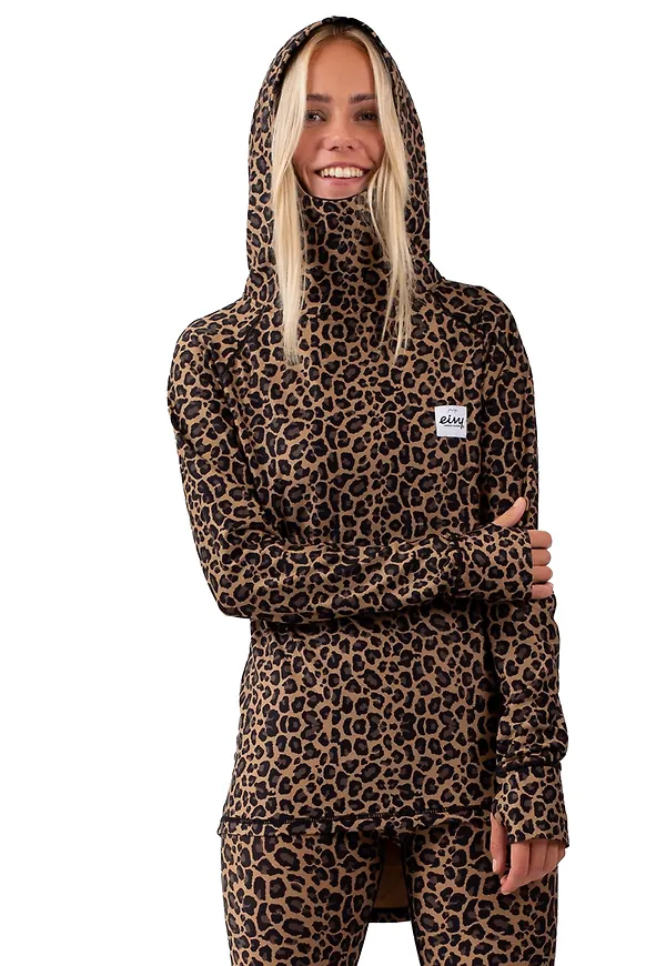 Eivy Icecold Hood Top Leopard
