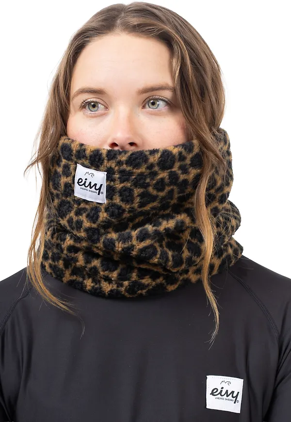 Eivy Women's Beanie Sherpa Neckwarmer Leopard