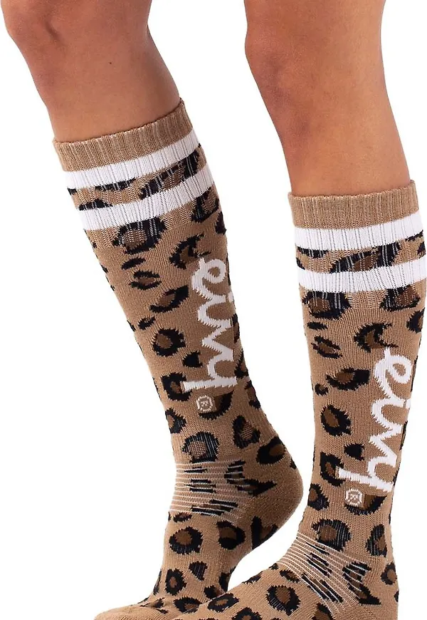 Eivy Women's Cheerleader Wool Socks Leopard