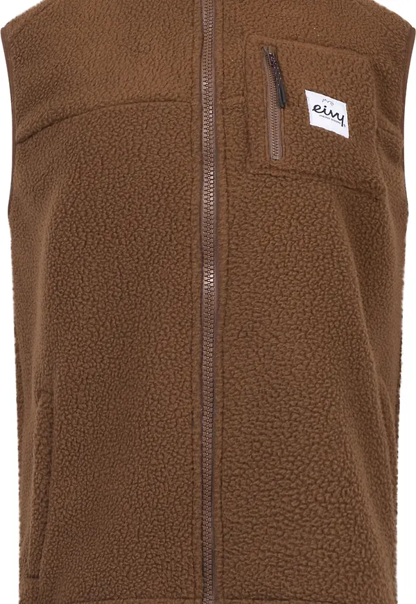 Eivy Women's Lumberjackie Sherpa Vest Brown