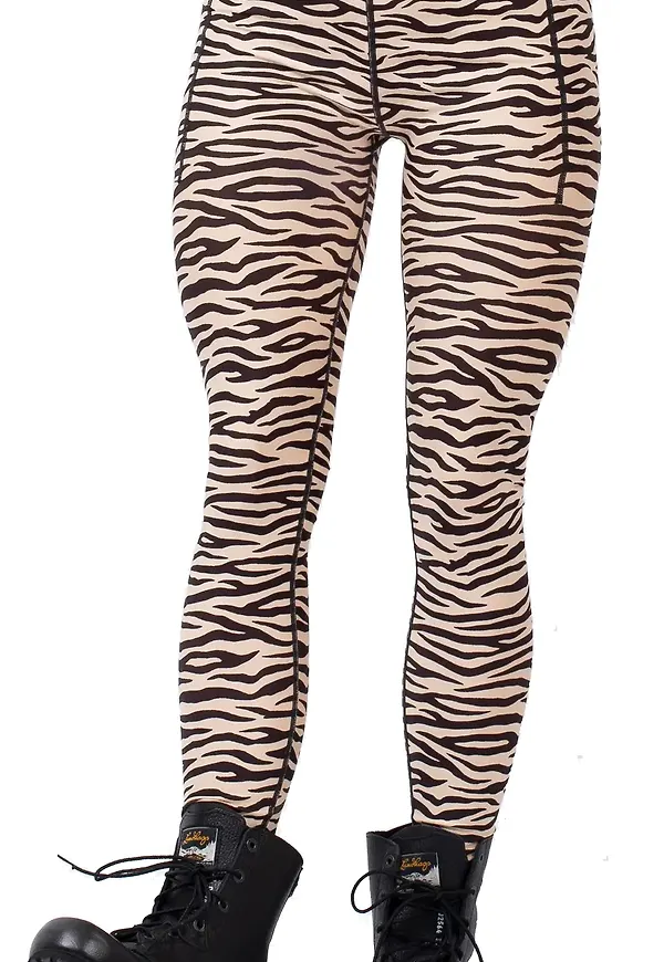Eivy Women's Pocket Tights Zebra
