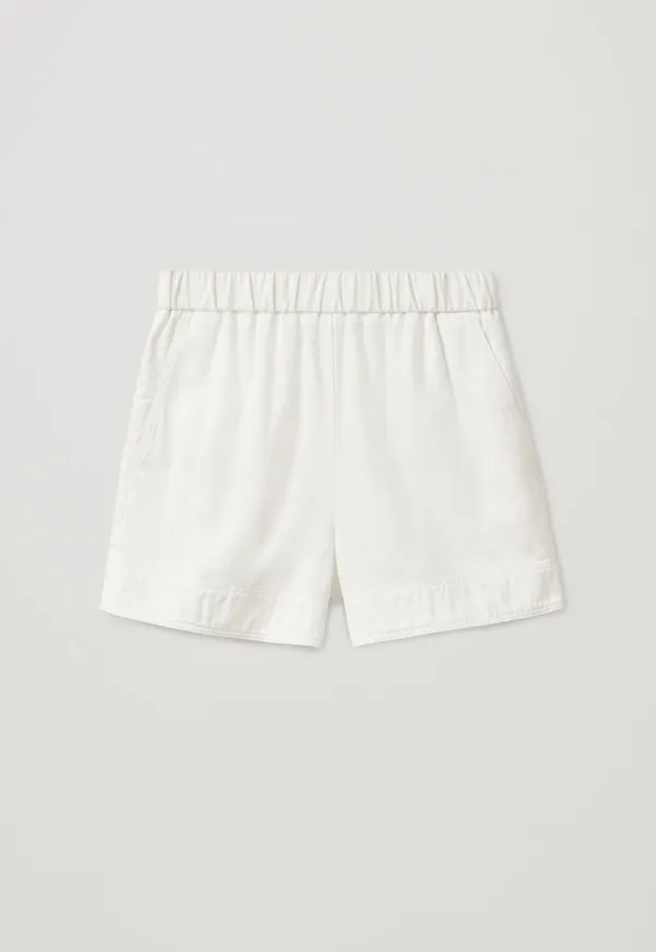 ELASTICATED TWILL SHORTS