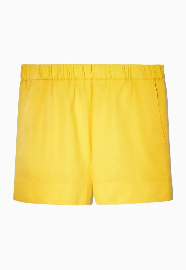 ELASTICATED TWILL SHORTS