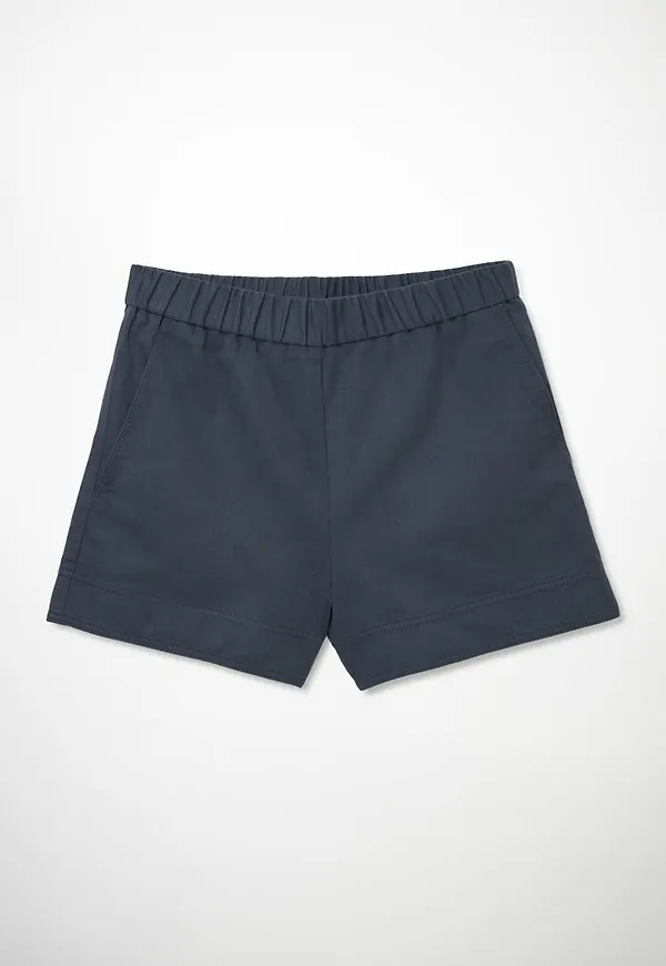 ELASTICATED TWILL SHORTS