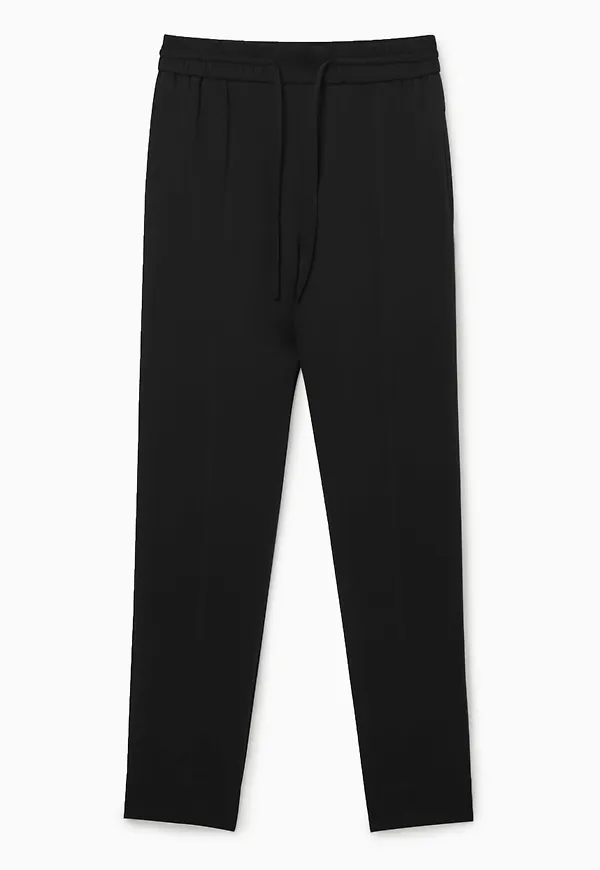 ELASTICATED WOVEN JOGGERS