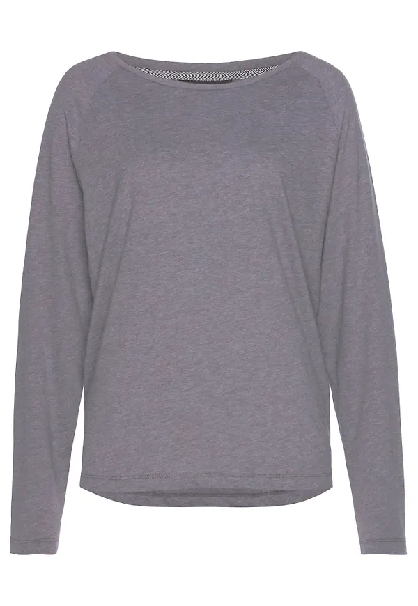 Elbsand T-shirt 'Tira' blåmelerad / vit