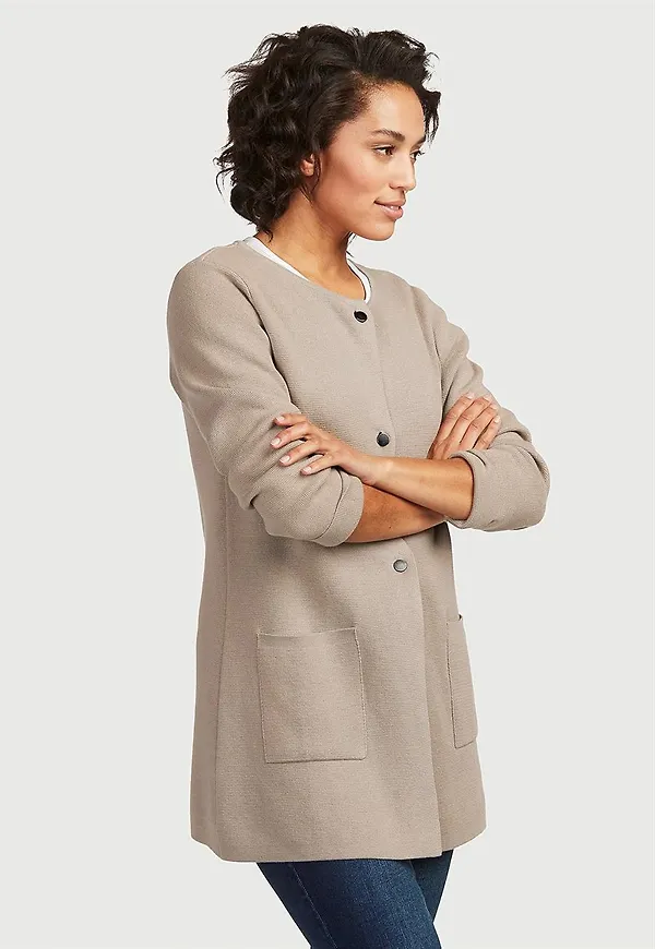 Cardigan i bomull