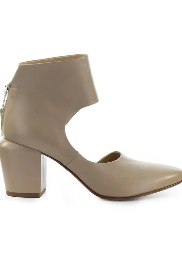 Elena Iachi Ankle Boots Beige, Dam