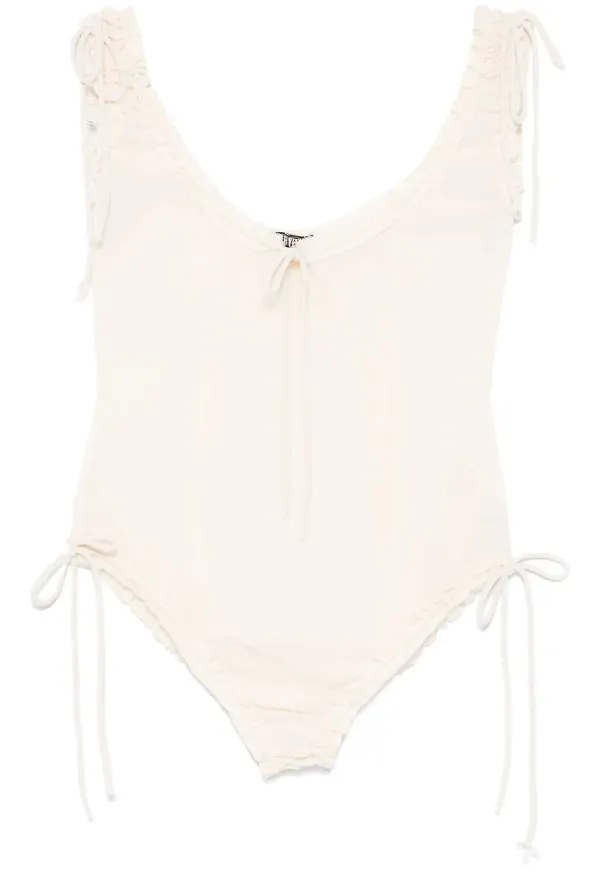 Elena Velez body i bomull - Neutral