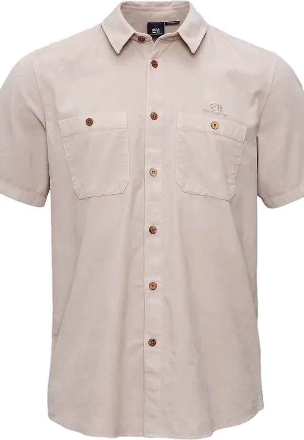 Elevenate Men's Estate Cord Shirt Latte