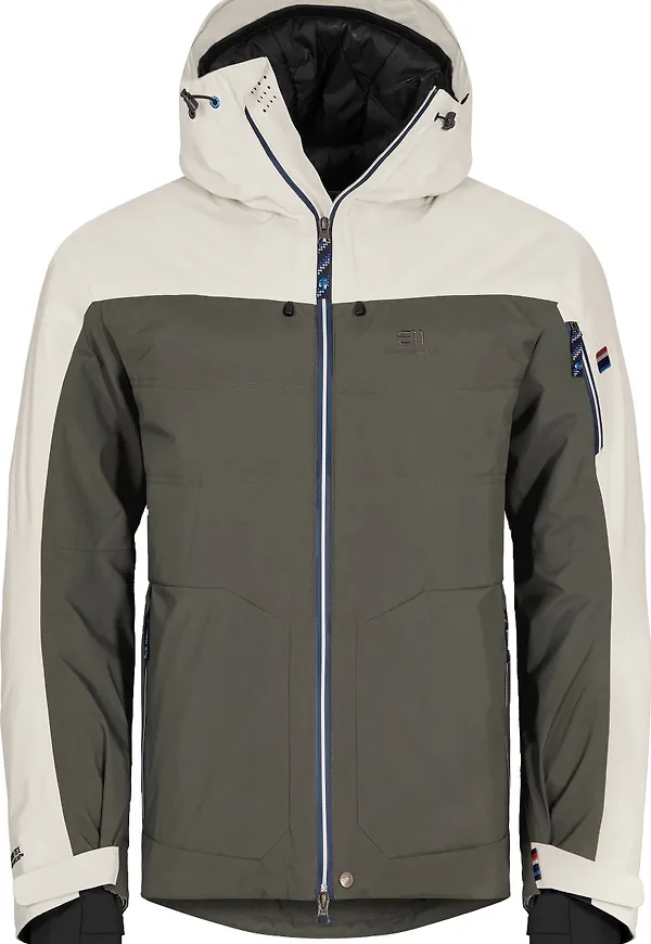 Elevenate Men's St Moritz Jacket Gray Green