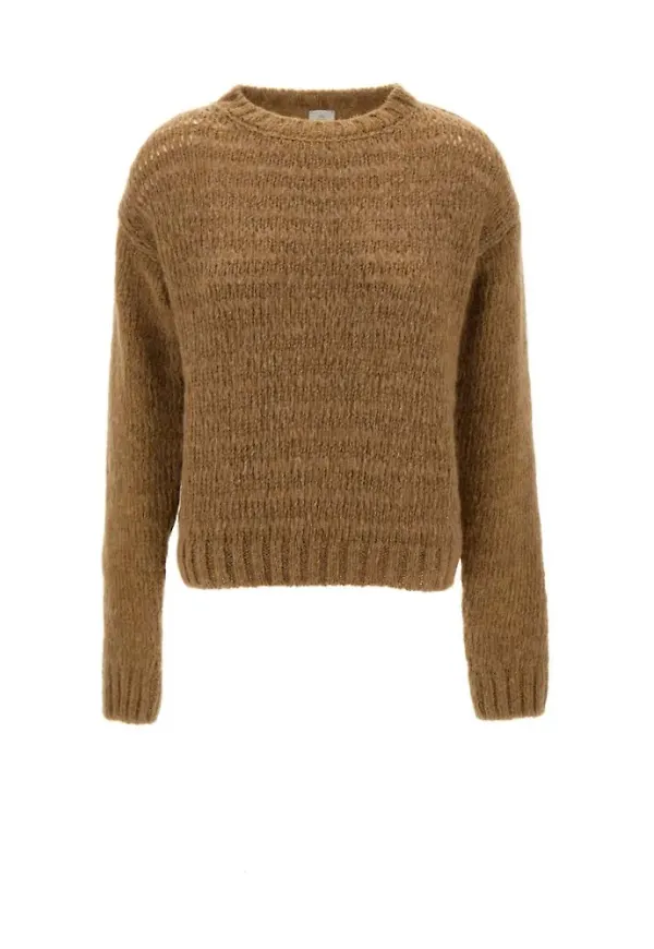 Eleventy Elva tröjor beige Brun, Dam