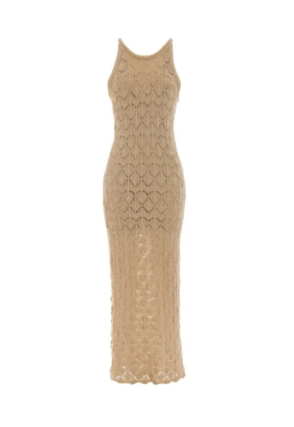 Eleventy Maxi Dresses Brun, Dam