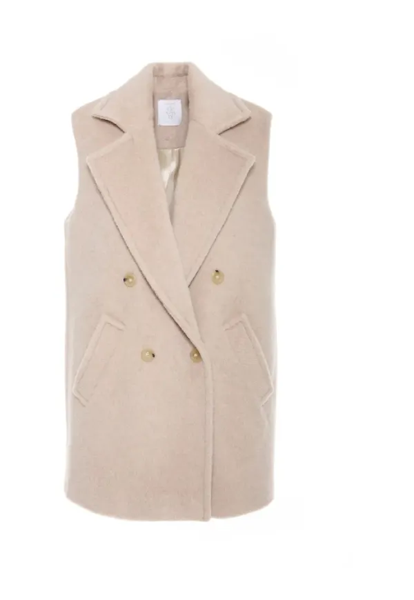 Eleventy Västar Beige, Dam