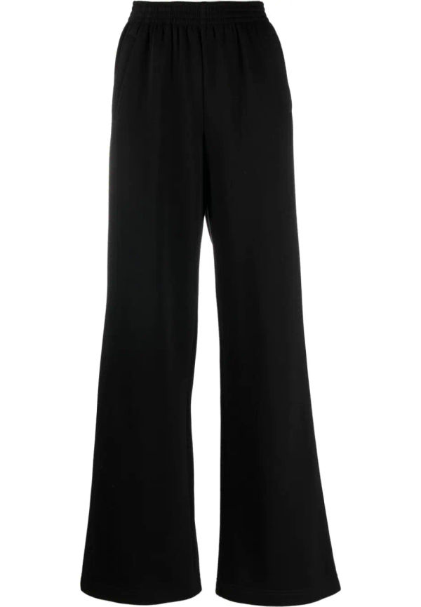 Elie Saab byxor med sidorand - Svart