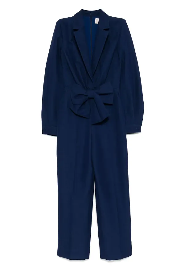 Elie Saab jumpsuit med rosett - Blå
