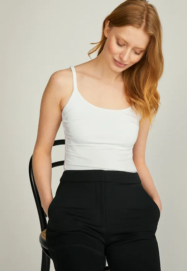 MQ Marqet Stockh lm Elin Strap Top Linne White Dam XS