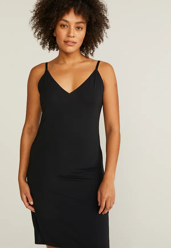 MQ Marqet Stockh lm Elina Slip Dress Shapewear Black Dam L