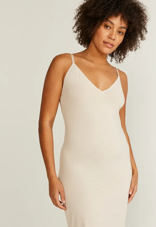 MQ Marqet Stockh lm Elina Slip Dress Shapewear Beige Dam L