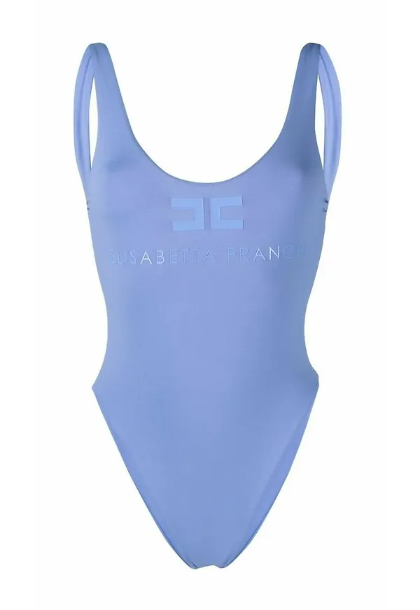 Elisabetta Franchi - Baddräkter - Blå - Dam - Storlek: 2Xs,L,M