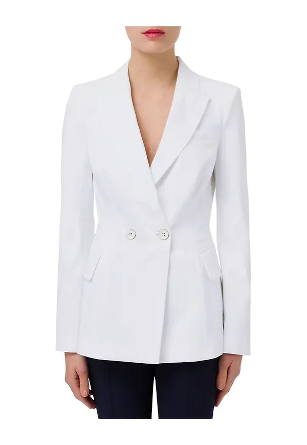 Elisabetta Franchi - Blazer - Vit - Dam - Storlek: S,M