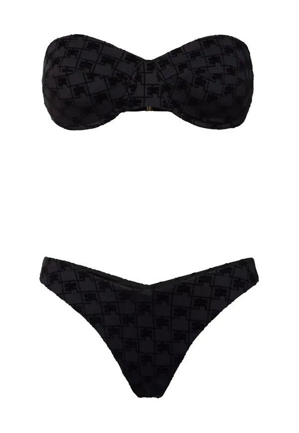 Elisabetta Franchi Bikini Svart, Dam