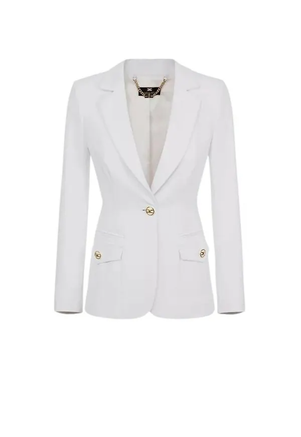 Elisabetta Franchi Blazers Vit, Dam