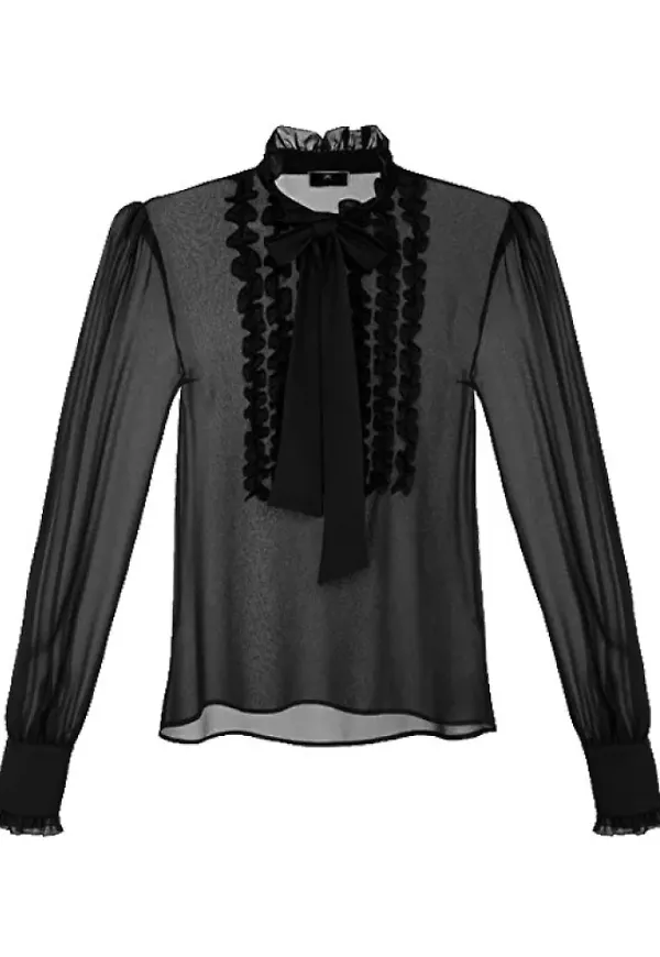 Elisabetta Franchi Blous & skjorta Svart, Dam